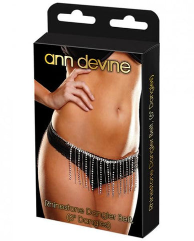 Rhinestone Dangler Belt 6 Inches Dangles Body Jewelry