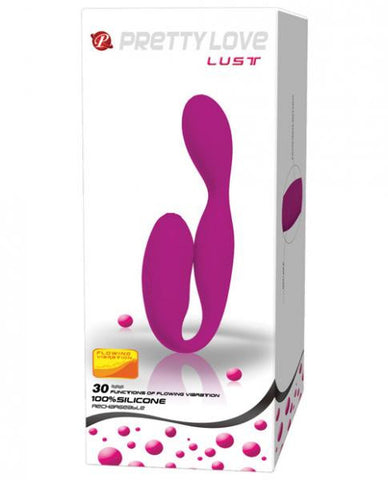 Lust Rechargeable Stimulator 30 Function Purple