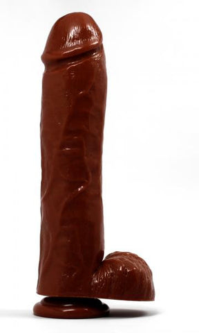 Hard Steel 11.5&quot; Cock  - Brown