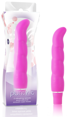 Blush purity g silicone vibrator - pink