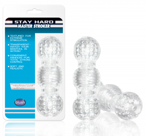 Blush stay hard master stroker - clear