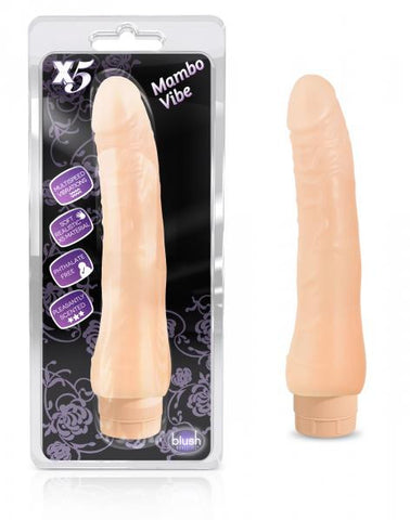 X5 Mamba Vibe Realistic Beige Dildo