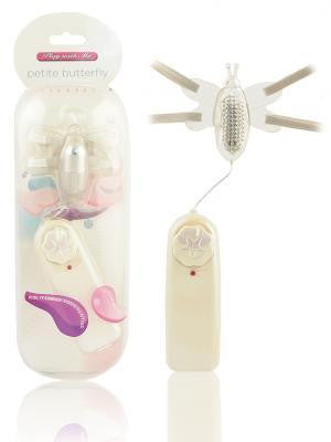 Blush petite butterfly - clear