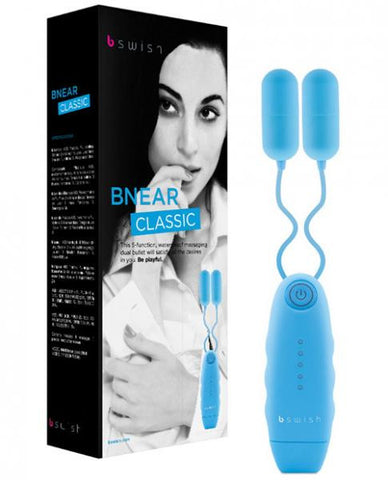 Bnear Classic Dual Bullet Vibrators Blue