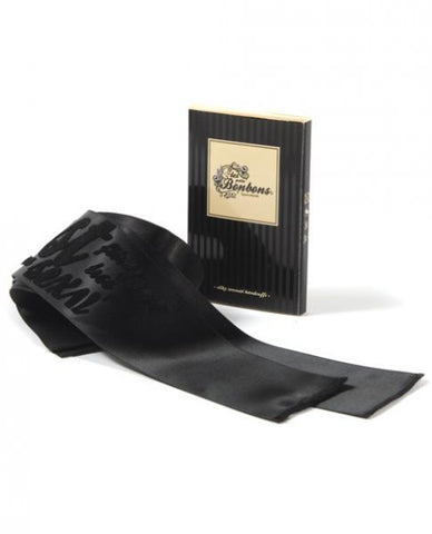 Bijoux Indiscrets Silky Sensual Handcuffs Black