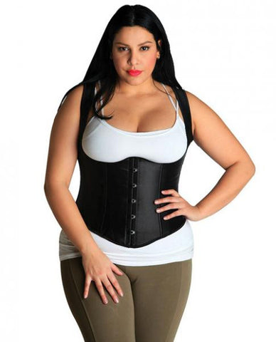 Halter Underbust Corset Steel Busks Closure Black 12-16