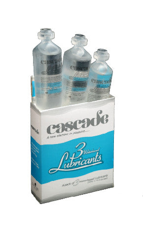 Cascade Cartridge Triple Pack Water Based Lube 22ml 3 Pack