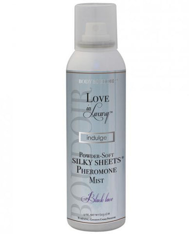 Silky Sheets with Pheromones Mist Black Lace 4oz