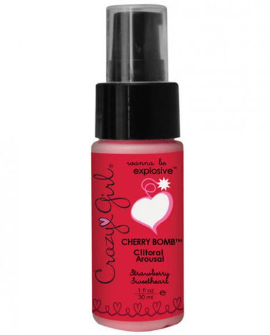 Cherry Bomb Clitoral Arousal Gel Strawberry 1oz