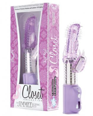 The Jimmee Lightning Rod Rabbit Purple Vibrator