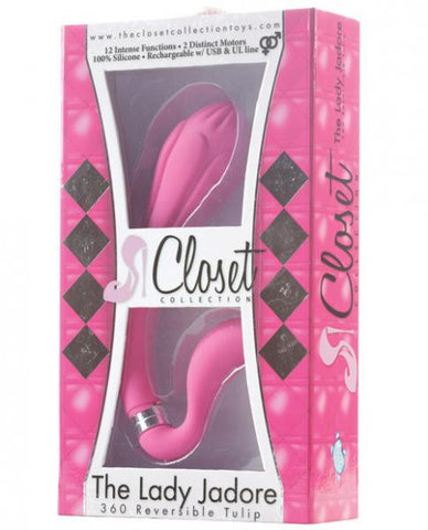 Lady Jadore 360 Reversible Tulip Massager Pink