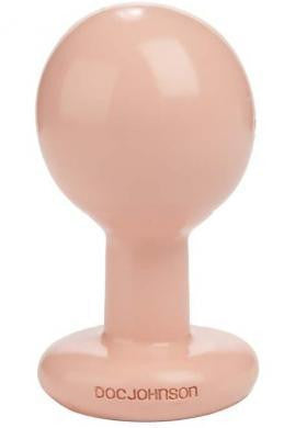 Round Butt Plug Medium - Beige