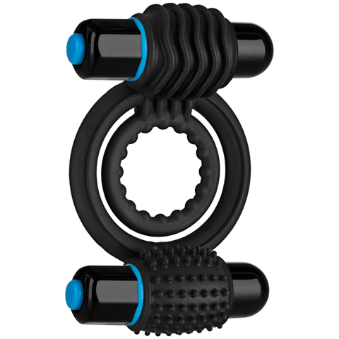 Optimale Vibrating Double C Ring - Black