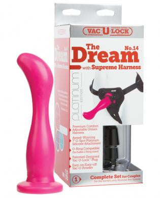Vac-U-Lock Platinum Edition The Dream w/Supreme Harness Set - Pink