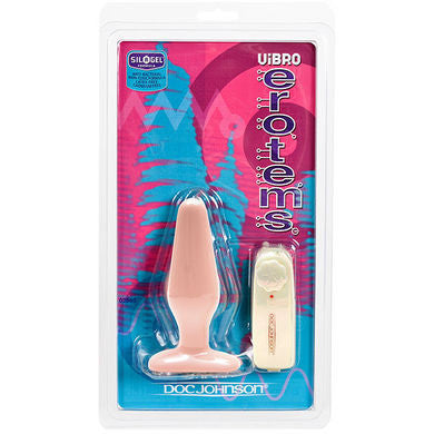 Vibro Erotems Large Butt Plug Beige