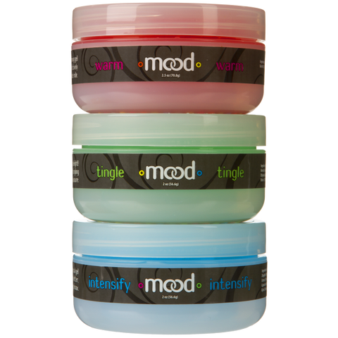 Mood Lube Kissble Foreplay Gels 3 Pack 2oz