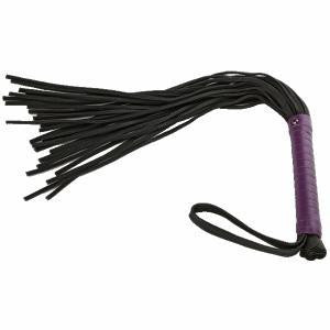 Black rose whipping willow flogger