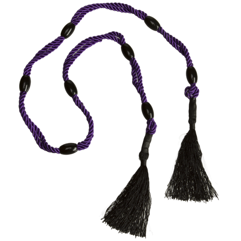 Beaded Bondage Bliss Purple Rope