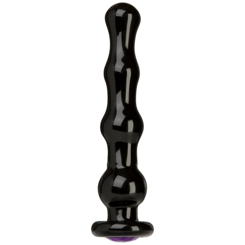 Black Rose Crystal Butt Plug Wand