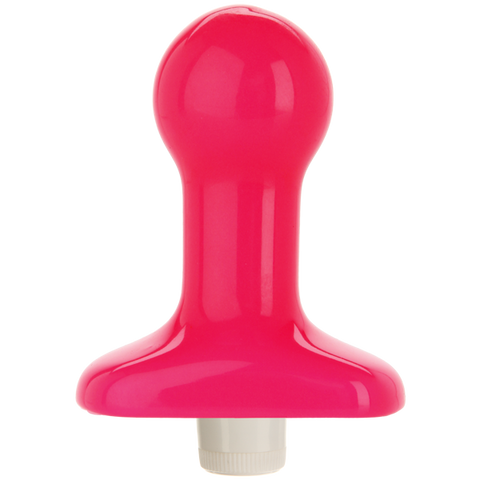 Glo-Vibrating Pop Plug - Pink