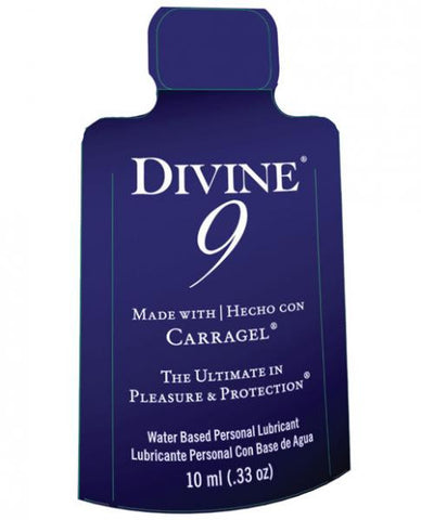 Divine 9 Lubricant Packet 10ml/.33oz