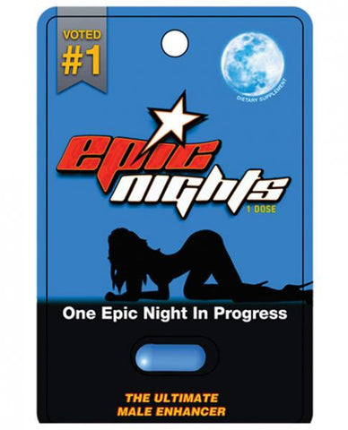 Epic Nights Male Sexual Enhancer 1 Tablet Blister