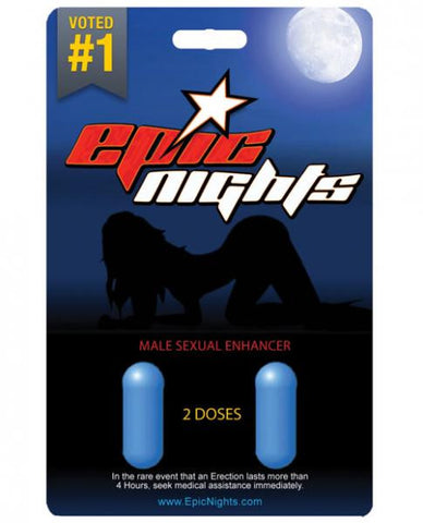 Epic Nights Male Sexual Enhancer - 2 ct Blister Pack