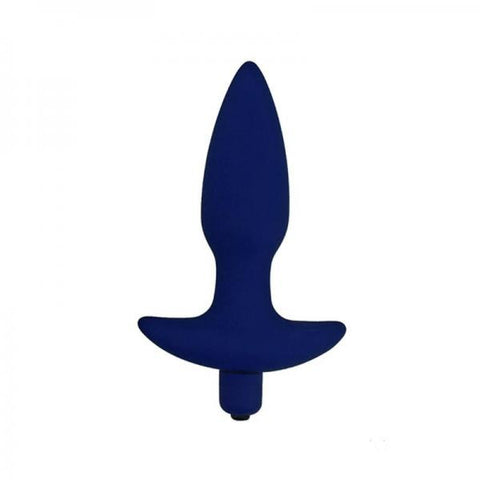 Corked 2 Small Butt Plug Blue Vibrator