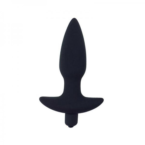 Corked 2 Small Vibrating Butt Plug Charcoal