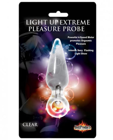 Light Up Extreme Pleasure Probe 4 Speed - Clear