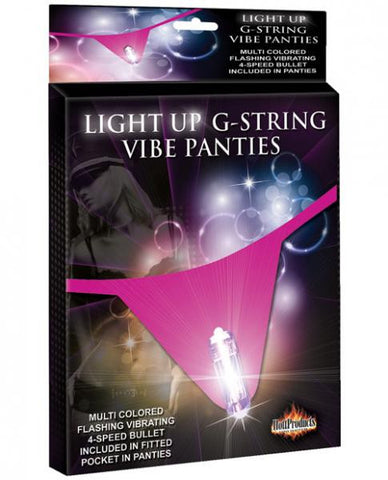 Light Up G String Vibrating Panties - Hot Pink
