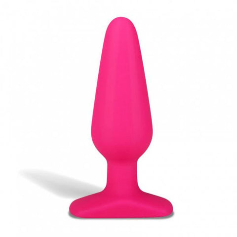 All About Anal 5.5&quot; Silicone Butt Plug Hot Pink