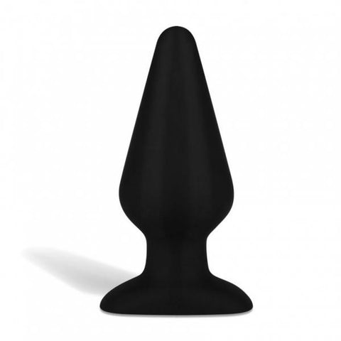 All About Anal 6&quot; Silicone Butt Plug Black