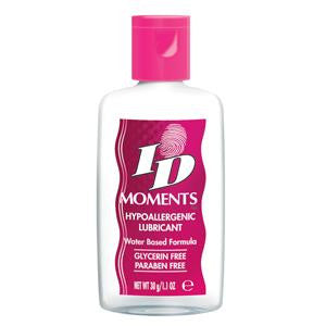 I-D Moments Water Based Lubricant - 1.1 oz Pocket Bottle