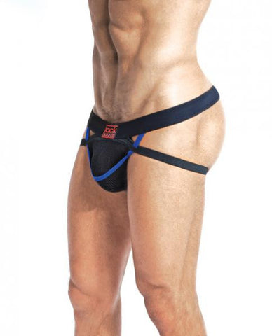 Ranger Fly X Jockstrap Black/Blue Large