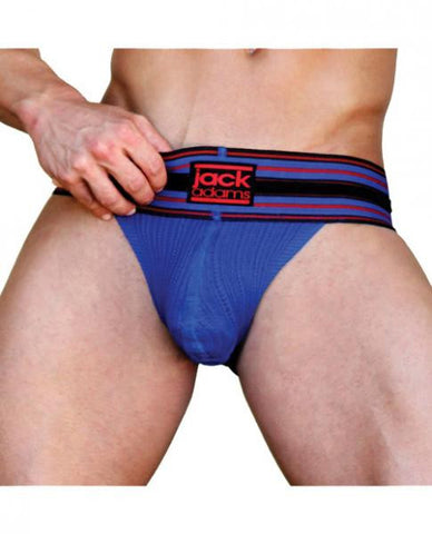 Old School 2.5&quot; Jock Strap Blue XL