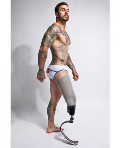 Fargo Low Rise Brief Bodyflex White/Blue Small