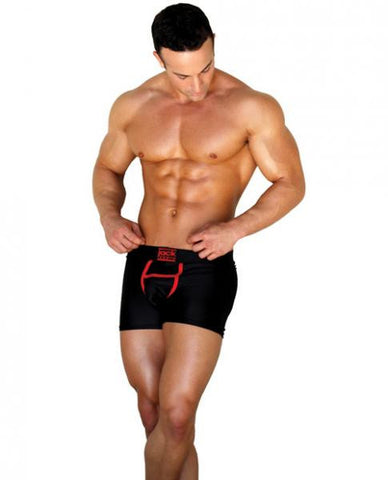 Jack Adams Bodyflex Trainer Trunk Black/red Md