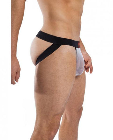 Miracle Jock Elastic Lifts Black/White Large