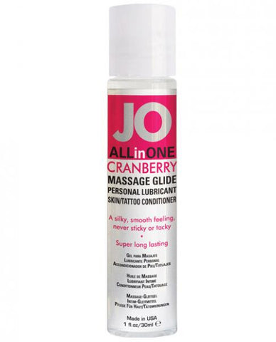 System JO All In One Massage Glide Cranberry 1oz