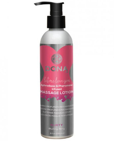 Dona Massage Lotion Flirty Blushing Berry 8oz