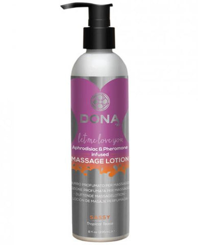 Dona Massage Lotion Sassy Tropical Tease 8oz