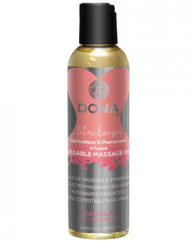 Dona Kissable Massage Oil Vanilla Buttercream 4oz