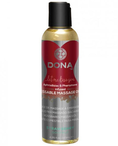 Dona Kissable Massage Oil Strawberry Souffle 4oz