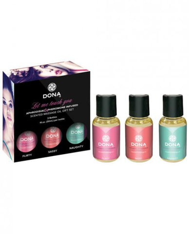 Dona Let Me Touch You Scented Massage Oil Gift Set