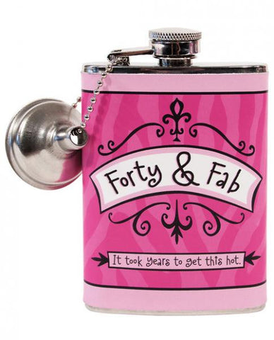 Forty &amp; Fab Flask