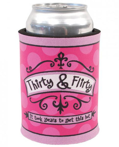 Thirty &amp; Flirty Can Cooler