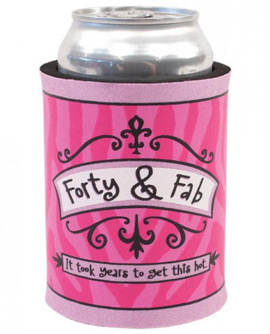 Forty &amp; Fab Can Cooler