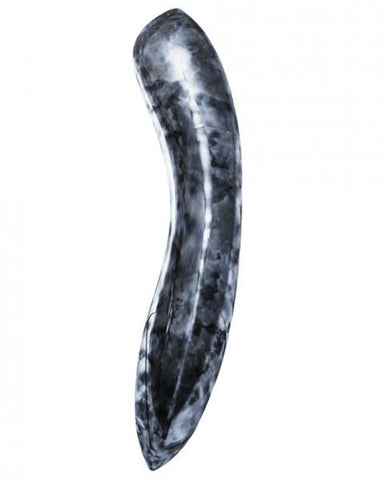 D.1 Larvikite Stone Dildo - Blue Pearl