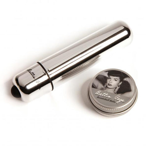 Bettie Page Buzzin Bullet Vibrator &amp; Balm Set